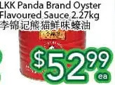 Ample Food Market Lkk panda brand oyster flavoured sauce offer