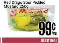 Nations Fresh Foods Red drago sour pickled mustard offer