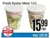 Nations Fresh Foods Fresh oyster meat offer