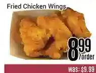 Nations Fresh Foods Fried chicken wings offer