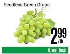 Nations Fresh Foods Seedless green grape offer