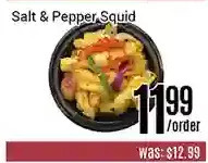 Nations Fresh Foods Salt & pepper squid offer