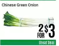 Nations Fresh Foods Chinese green onion offer