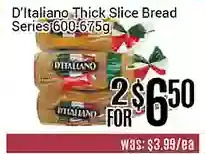 Nations Fresh Foods D'italiano thick slice bread series offer