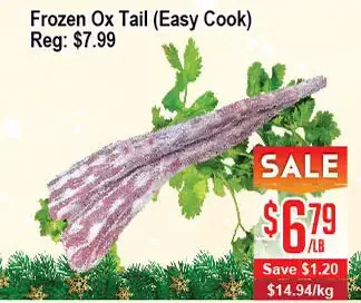 Skyland Foodmart Frozen ox tail offer
