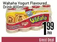 Nations Fresh Foods Wahaha yogurt flavoured drink offer