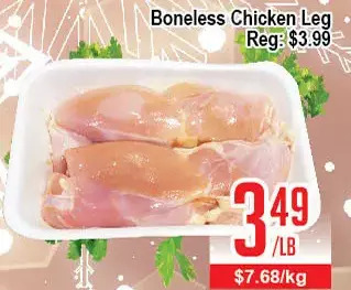 Skyland Foodmart Boneless chicken leg offer