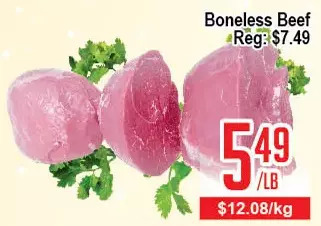 Skyland Foodmart Boneless beef offer