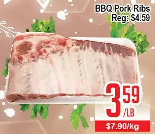 Skyland Foodmart Bbq pork ribs offer