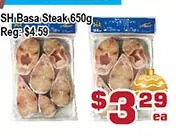 Top Food Supermarket Sh basa steak offer