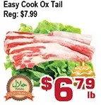 Top Food Supermarket Easy cook ox tail offer
