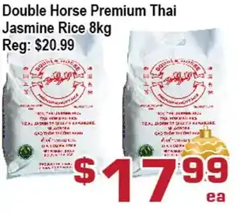 Top Food Supermarket Double horse premium thai jasmine rice offer