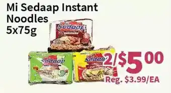 Blue Sky Supermarket Mi sedaap instant noodles offer