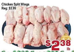 Top Food Supermarket Chicken split wings offer
