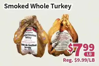Blue Sky Supermarket Smoked whole turkey offer