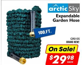 Factory Direct Arctic sky expandable garden hose offer