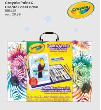 Toys R us Crayola paint & create easel case offer