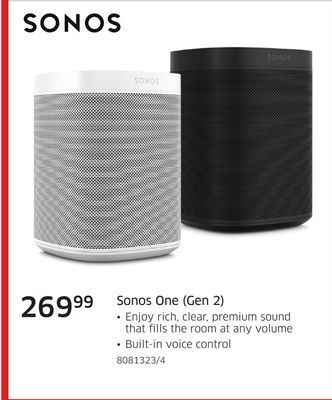 The Source Sonos one (gen 2) offer