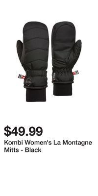 Sport Chek Kombi women's la montagne mitts - black offer