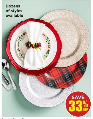 Kitchen Stuff Plus Everyday charger plate offer