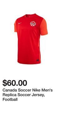 Sport Chek Canada soccer nike men's replica soccer jersey, football offer