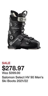 Sport Chek Salomon select hv 90 men's ski boots 2021/22 offer