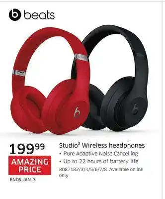 Studio wireless headphones