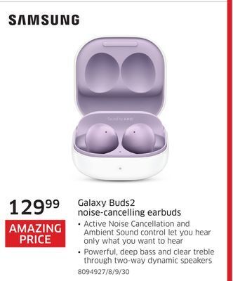 The Source Samsung galaxy buds2 noise-cancelling earbuds offer