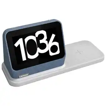 Best Buy Lenovo smart clock 2 with wireless charging dock - abyss blue offer