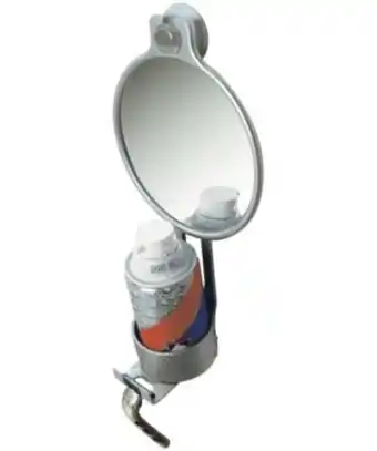 Mark's Men's fog free shower mirror with holder offer