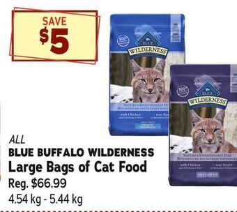 Ren’s Pets Depot All blue buffalo wilderness large bags of cat food offer