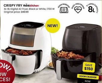 Stokes Crispy fry xl-8l digital air fryer offer