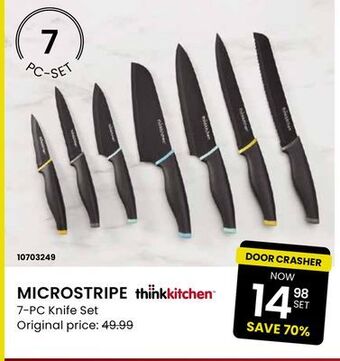 Stokes Microstripe 7-pc knife set offer