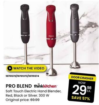 Stokes Pro blend soft touch electric hand blender offer
