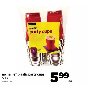 Real Canadian Superstore No name plastic party cups offer