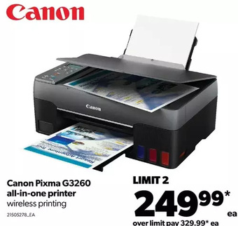 Real Canadian Superstore Canon pixma g3260 all-in-one printer offer