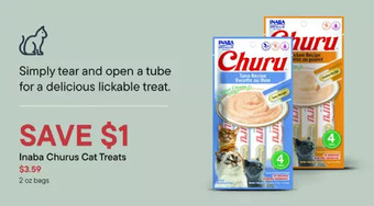 Petvalu Inaba churu cat treats offer