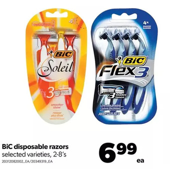 Real Canadian Superstore Bic disposable razors offer