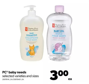 Real Canadian Superstore Pc baby needs offer