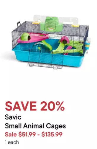 Petvalu Savic small animal cages offer