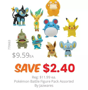 GameStop Pokémon battle figure pack by jazwares offer