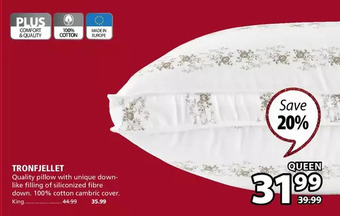 JYSK Tronfjellet (pillow) offer