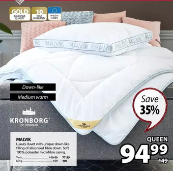 JYSK Malvik (duvet) offer