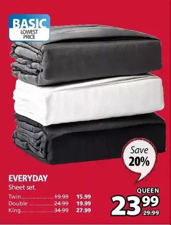 JYSK Everyday (sheet set) offer