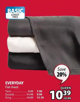 JYSK Everyday (flat sheet) offer