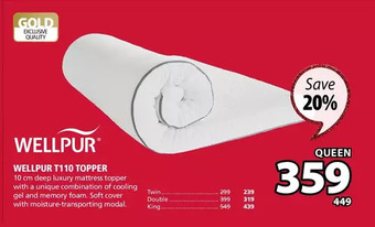 JYSK Wellpur t110 offer