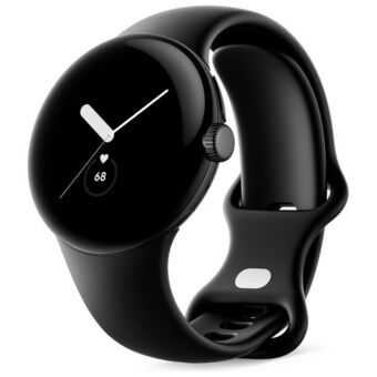 Best Buy Google pixel watch (gps) 40mm matte black stainless steel case with obsidian active band offer