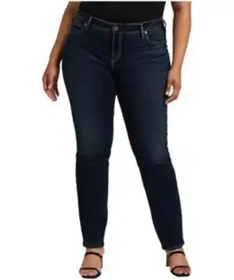 Mark's Women's elyse mid rise straight leg jeans plus size - online only offer