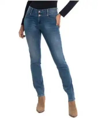 Mark's Women's georgia mid high rise straight leg jeans - online only offer