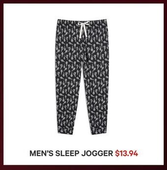 Joe Fresh Men's sleep jogger offer